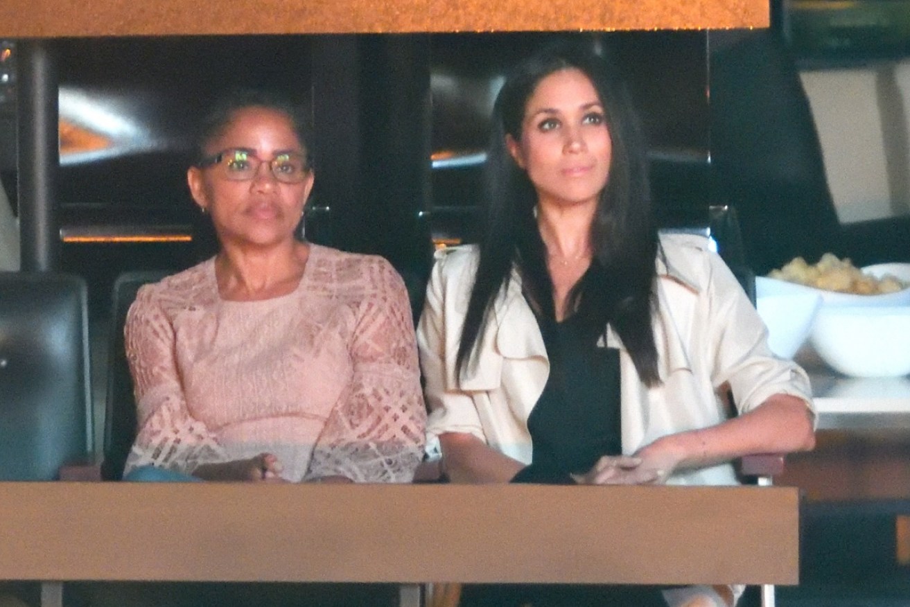 Meghan Markle and her mother Doria Ragland at the Invictus Games on September 30.