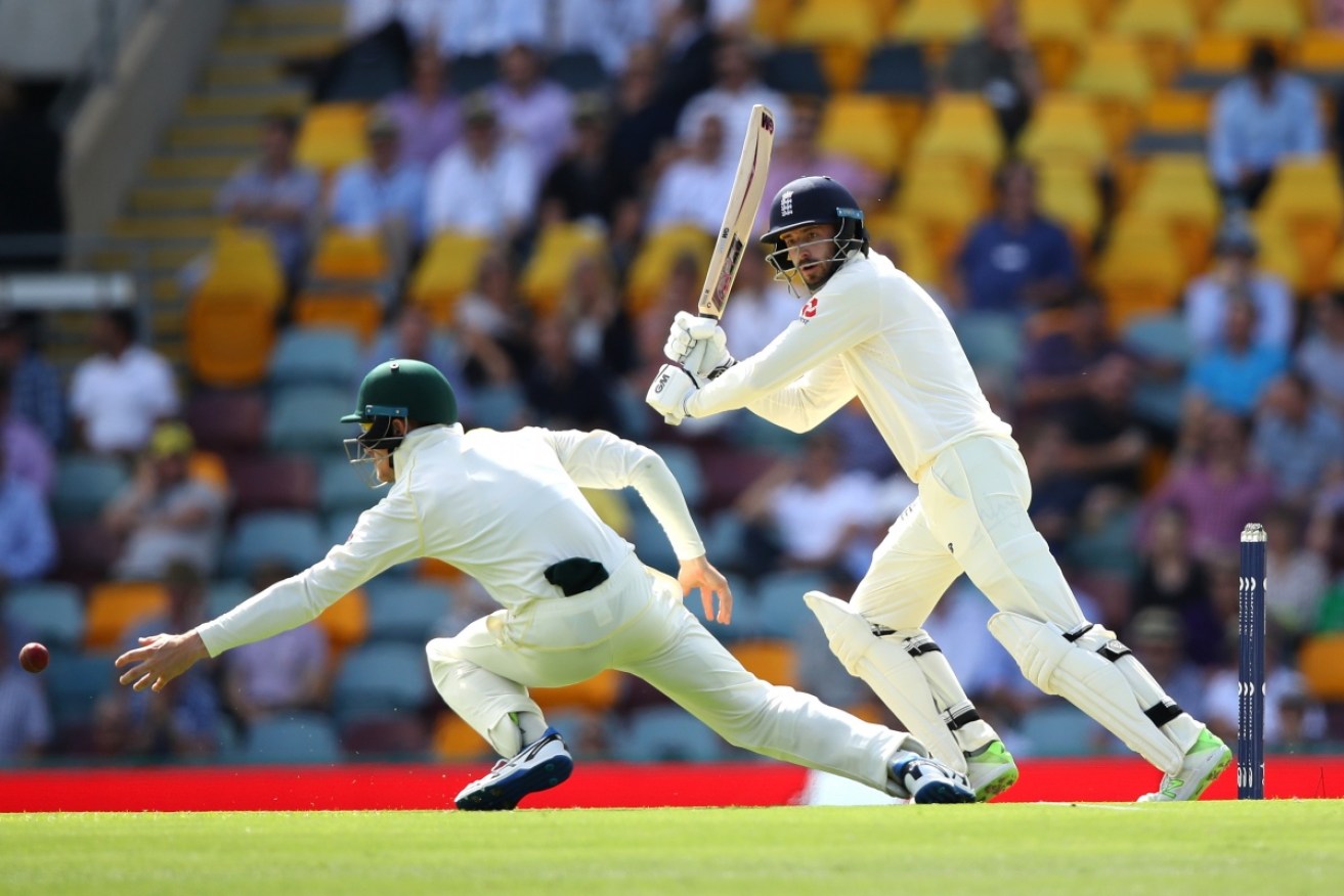 England's James Vince was in fine form in his first test innings against Australia. 