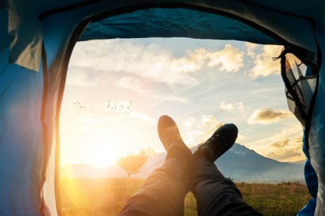 Why I sold everything to live in a tent with my kids