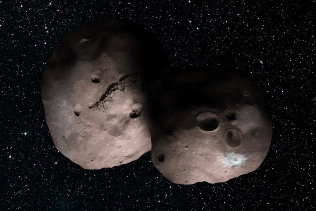 An artist's impression of what MU69 might look like.