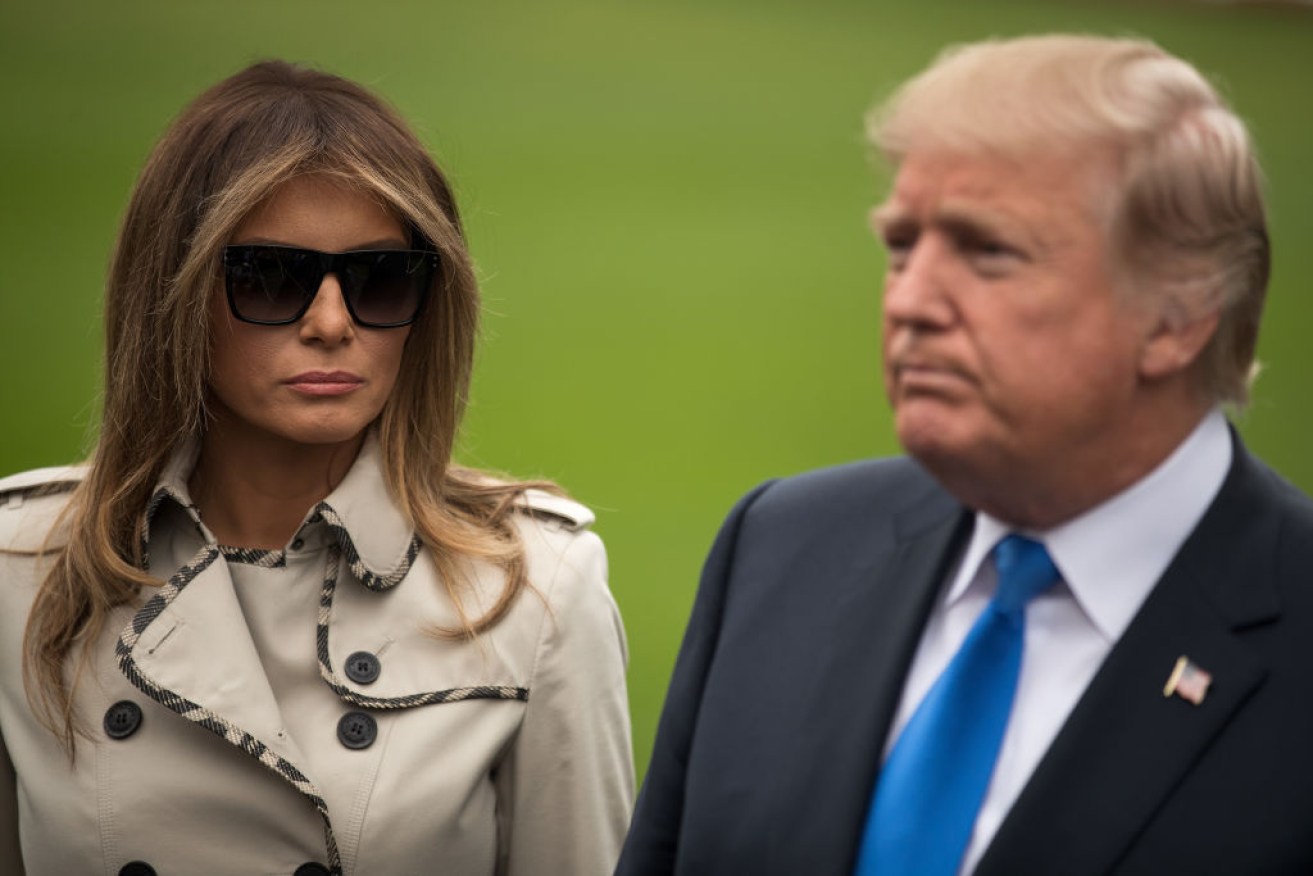 Melania Trump is expected to rejoin her husband's side for the first time since claims of his infidelities.