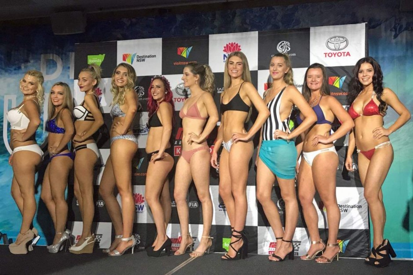 Ten girls from the Coffs Harbour region entered the Miss Rally Australia beauty contest.