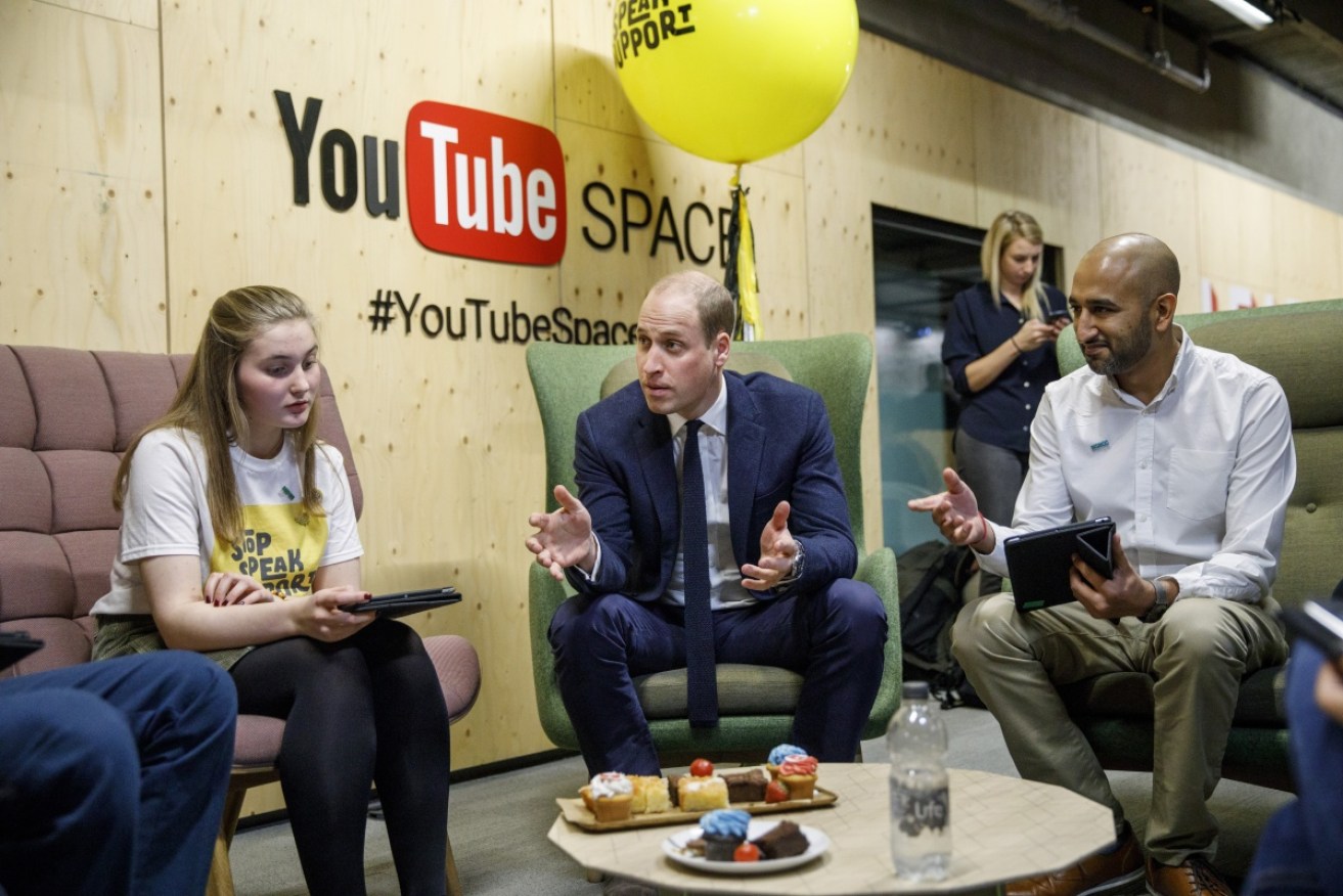 The Duke of Cambridge said bullying has been supercharged by the power of social media."