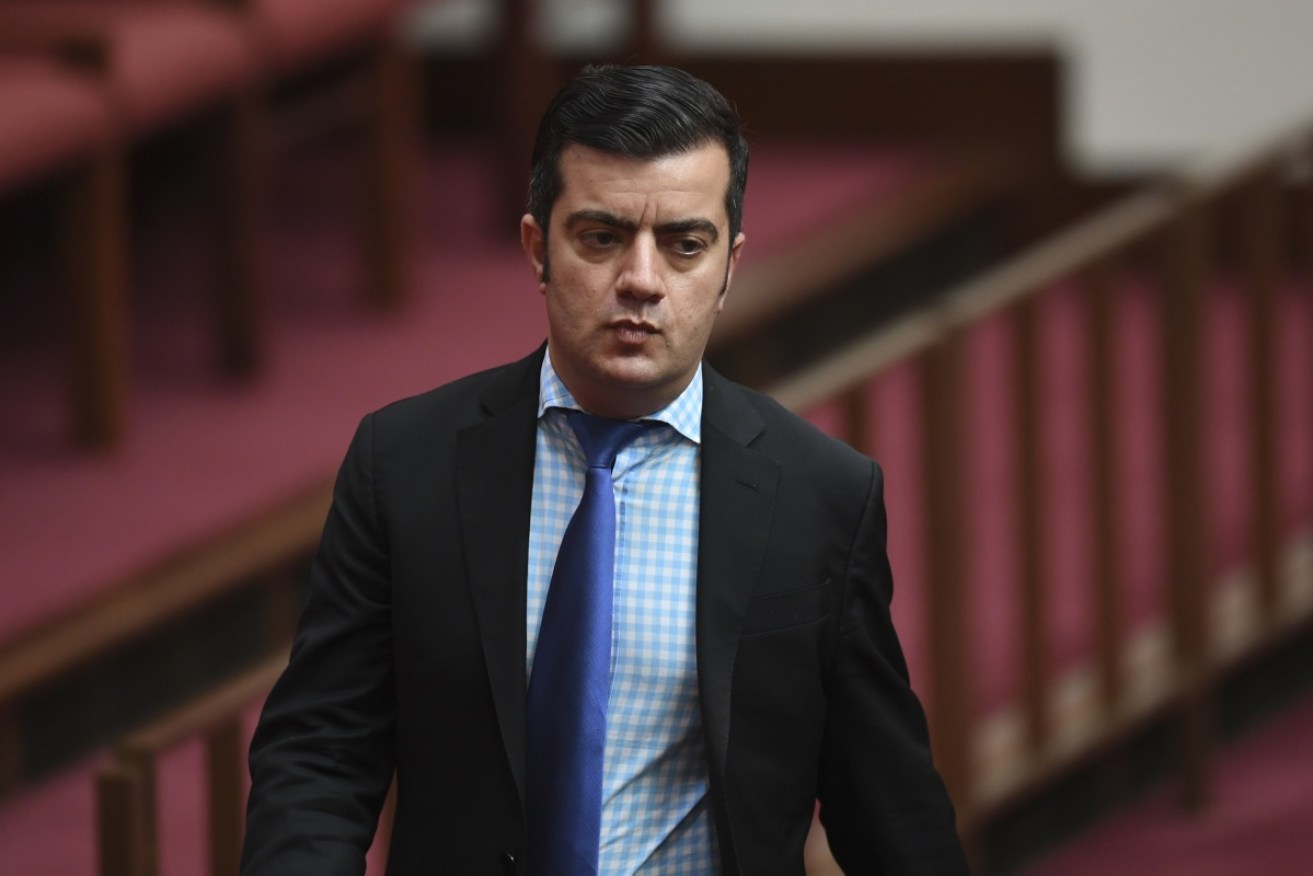 Sam Dastyari gives a carefully constructed defence of China's policy in the South China Sea in the recording.