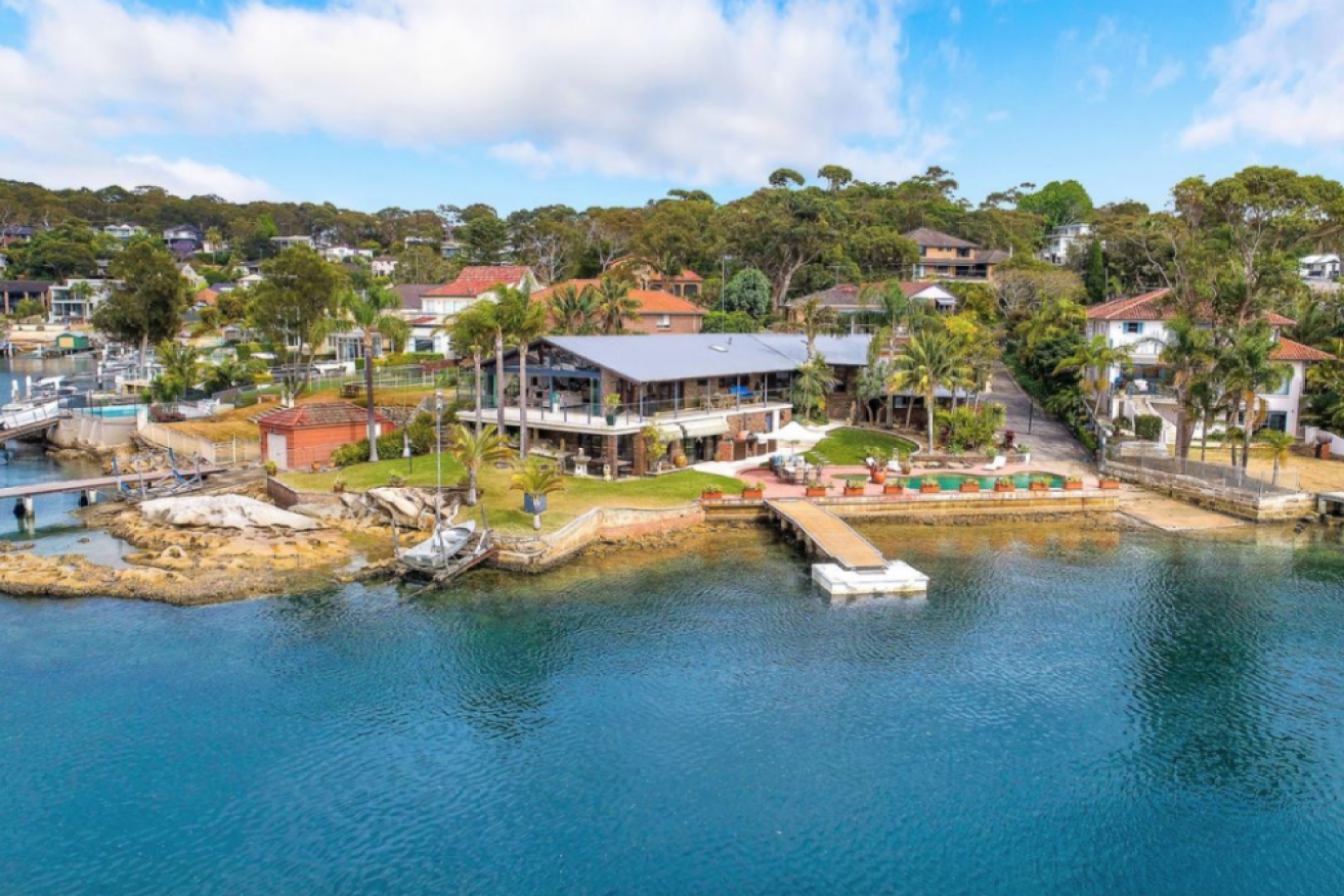 There are panoramic views of Burraneer Bay from every room of this Caringbah South, NSW, property.