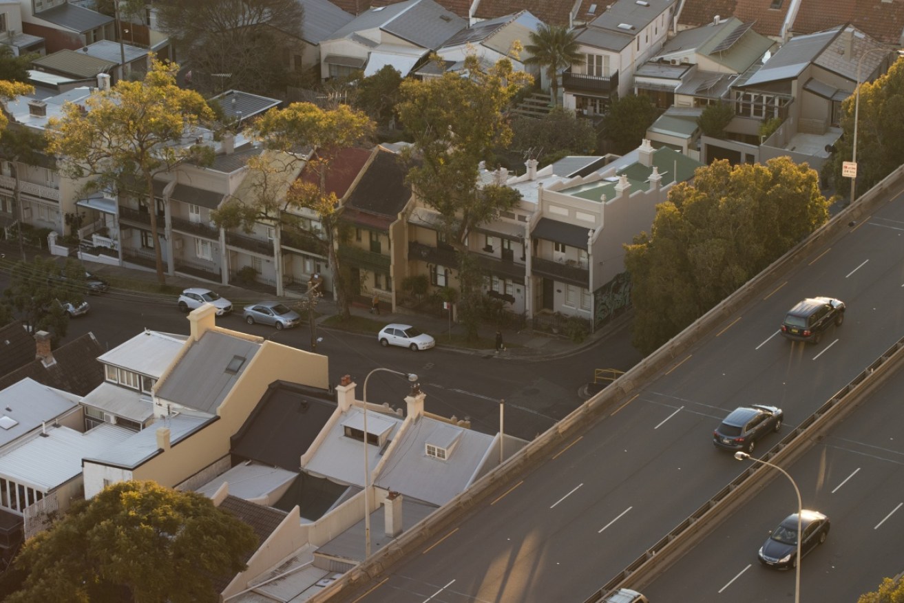 In Greater Sydney, 5 per cent of all houses sold in the past three years were on a major road.