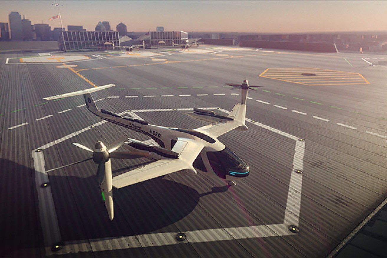 Uber hopes to have flying taxis in the air by 2020.
