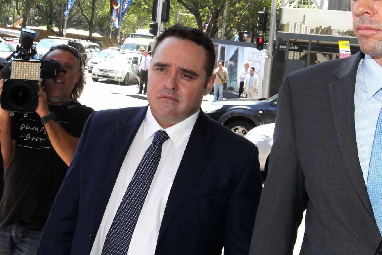 Former <i>A Current Affair</i> reporter Ben McCormack arrives at a Sydney court.