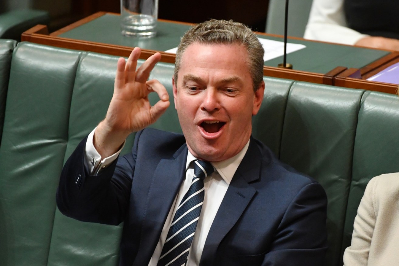 As Defence Industry Minister, Mr Pyne usually uses his Twitter account to discuss military hardware.