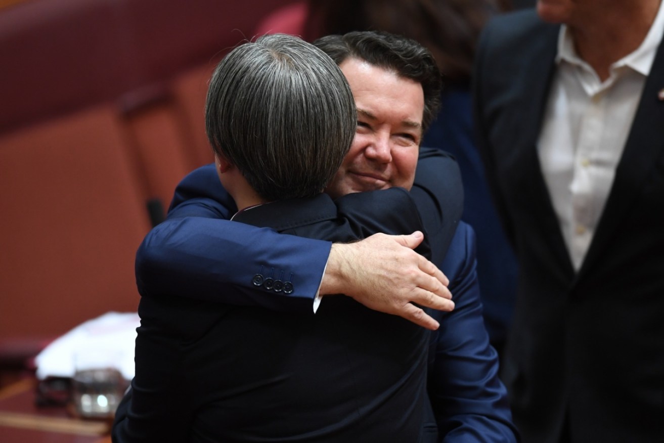 Dean Smith and Penny Wong were two of the most prominent 'Yes' advocates in Parliament. 