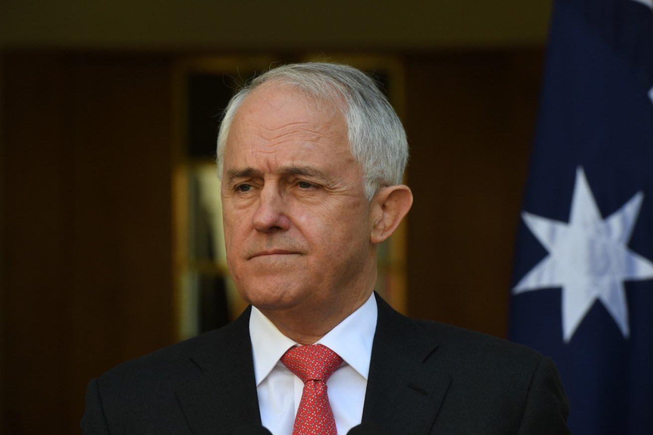 Malcolm Turnbull hit out at Sam Dastyari on Wednesday. Photo: AAP