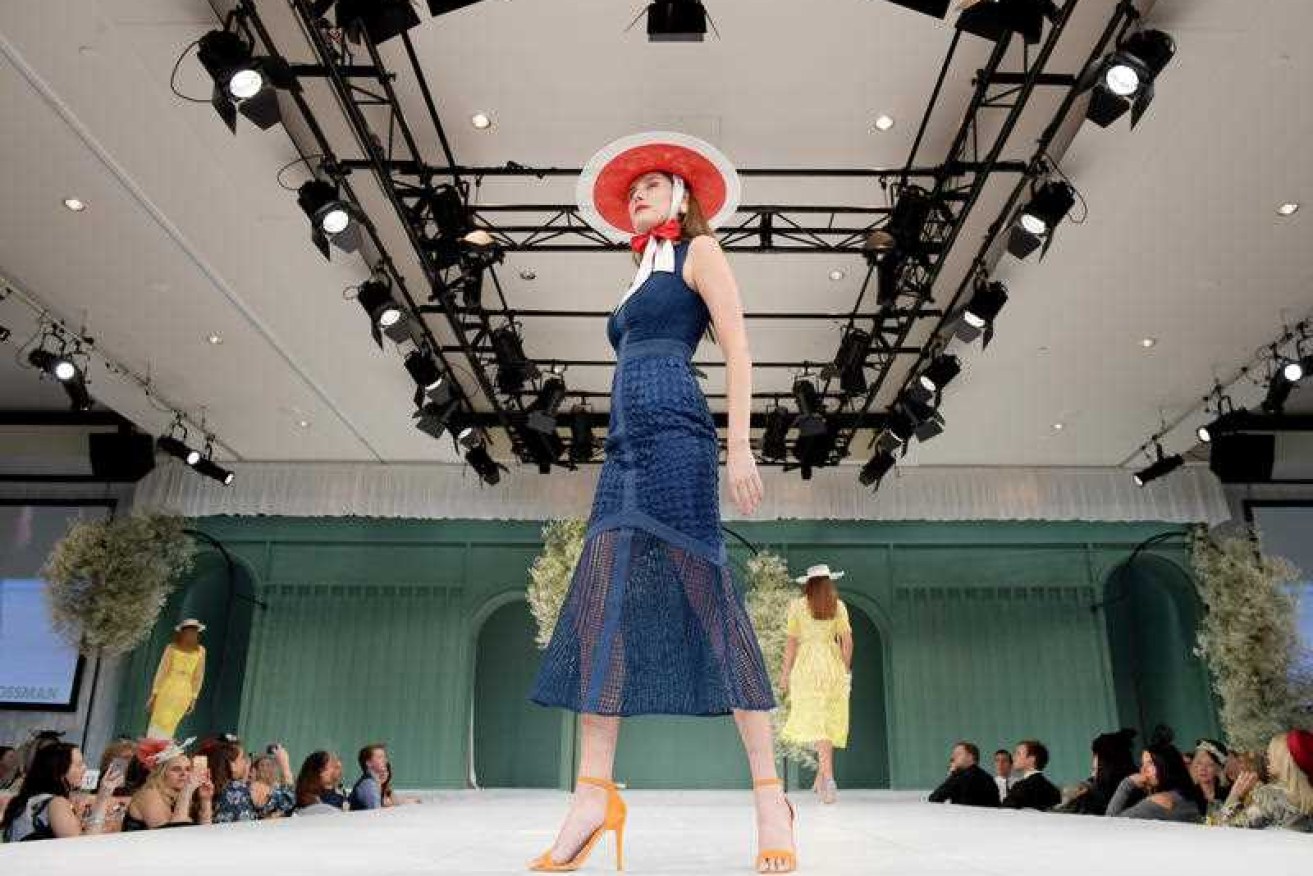 Myer's Spring Fashion Launch at Flemington Racecourse in September.