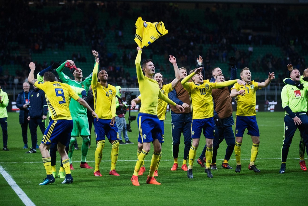 Sweden claimed a major scalp on Tuesday morning (AEDT).