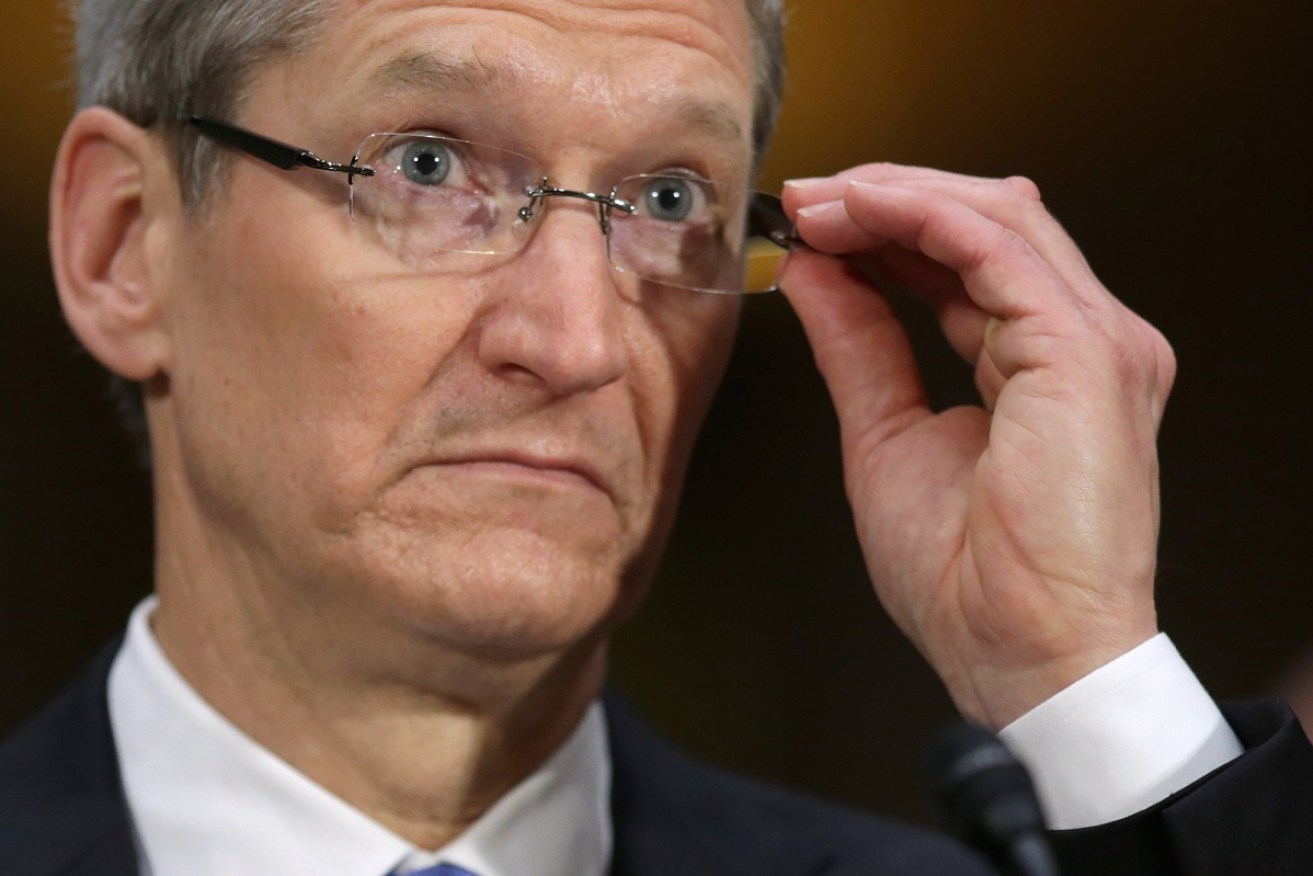 Apple CEO Tim Cook told congress that users expect a curated experience in the App Store. Photo: Getty