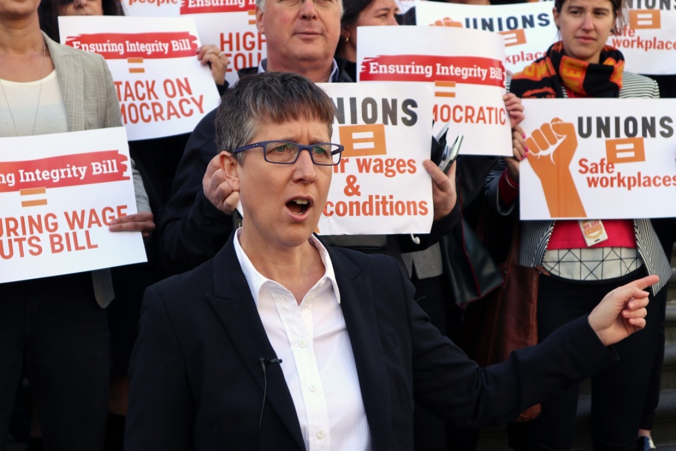 ACTU secretary Sally McManus says the new rules are a bridge too far.