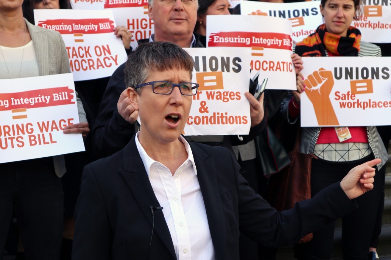 ACTU secretary Sally McManus says the new rules are a bridge too far. 