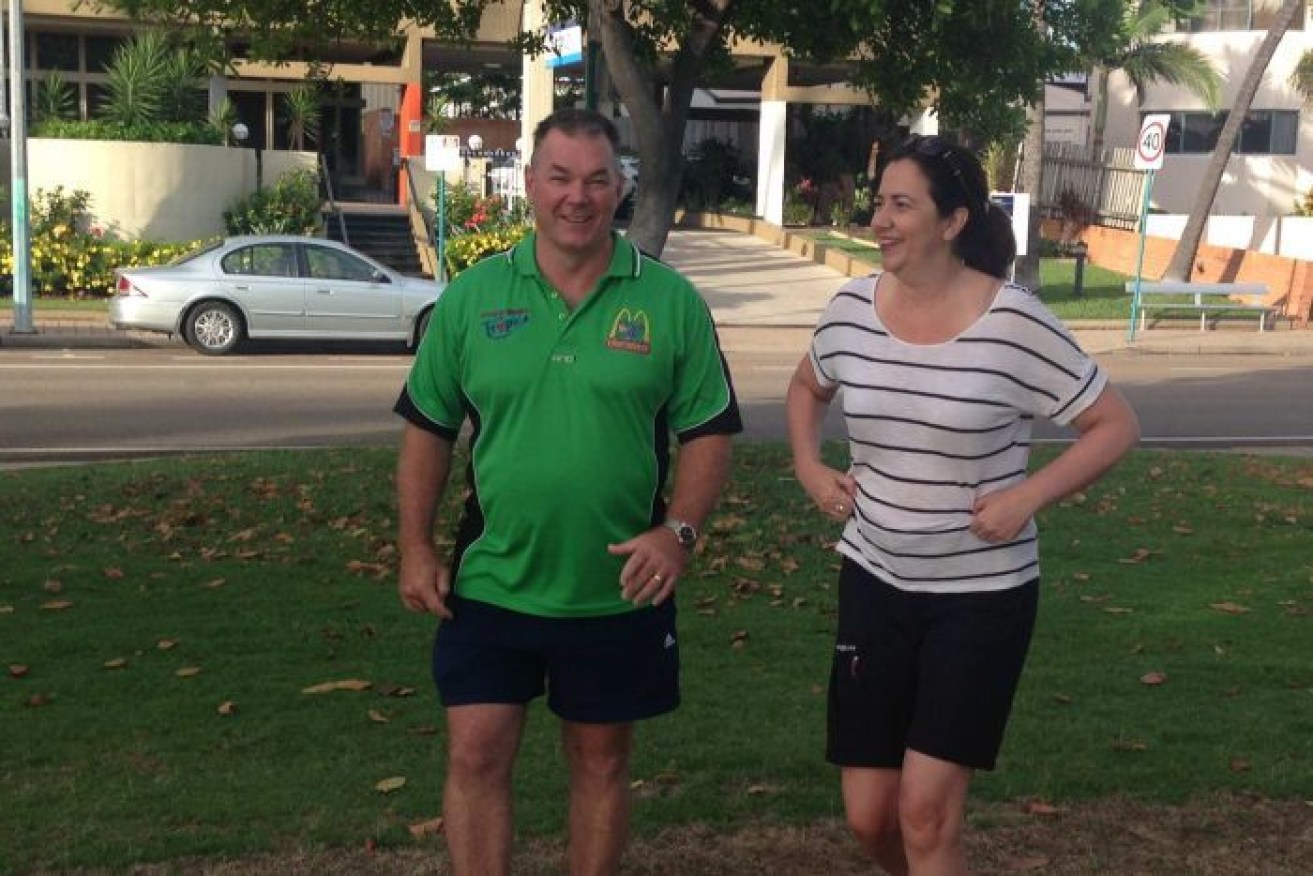 Scott Stewart's victory in Townsville will give Premier Annastacia Palaszczuk a two-seat majority in parliament.