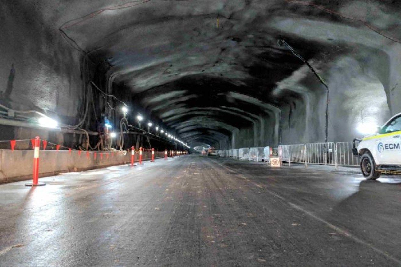 One of the West Connex tunnels. 