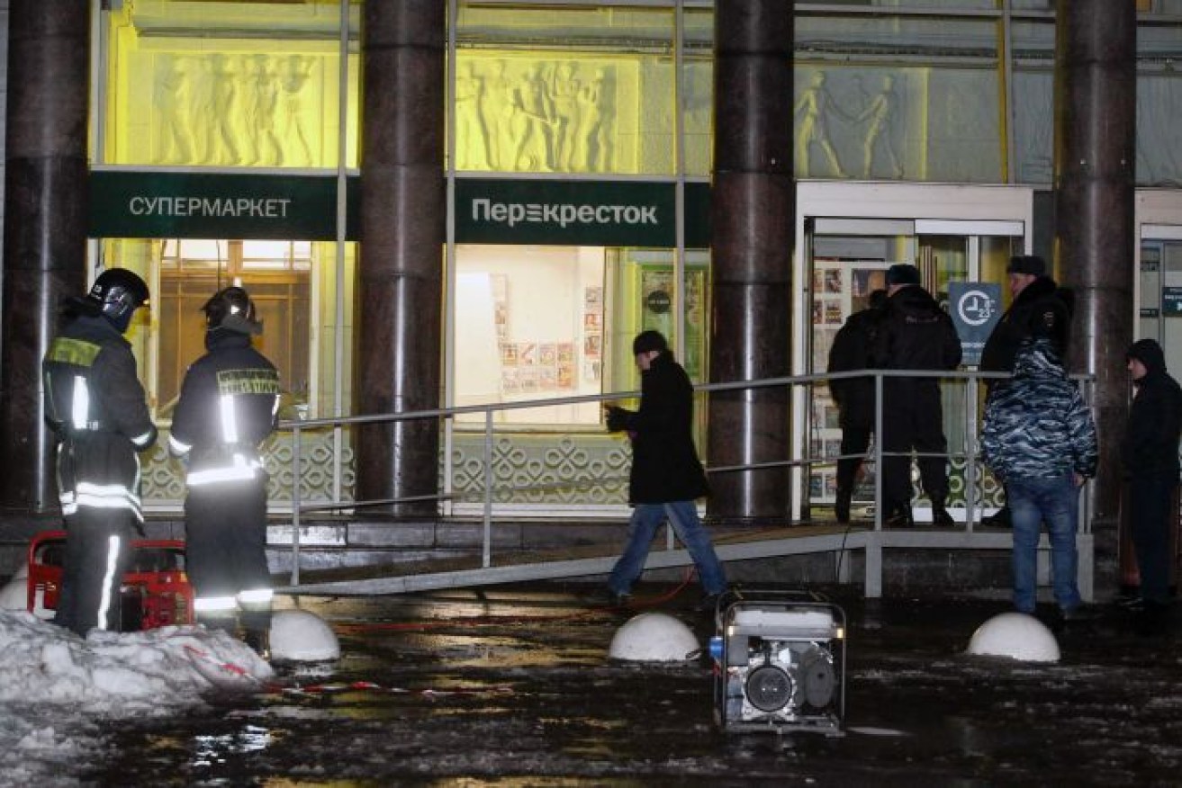 No-one has claimed responsibility for the explosion at the St Petersburg supermarket. 