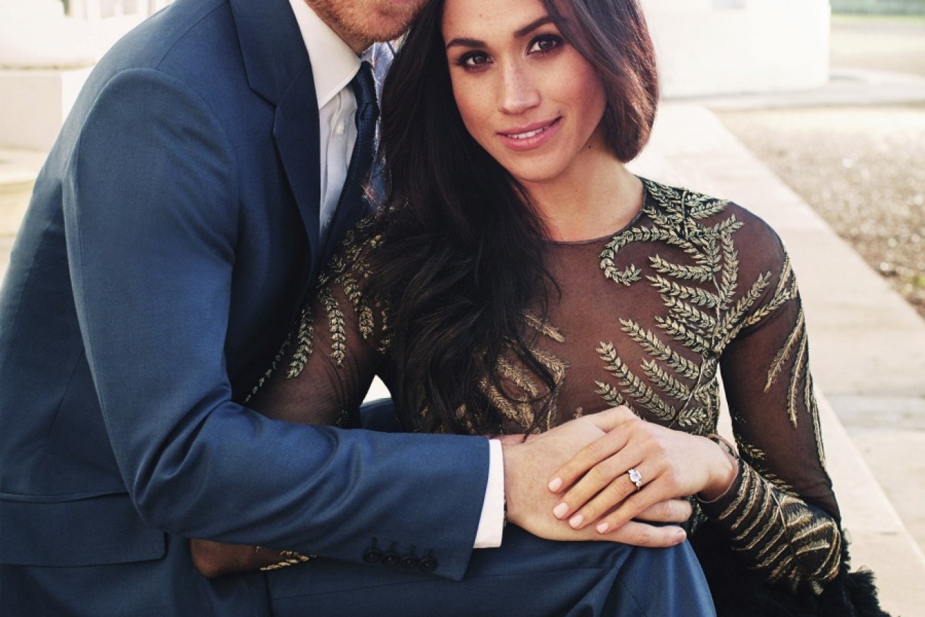 Prince Harry and Meghan Markle released their official engagement photos on Thursday.
