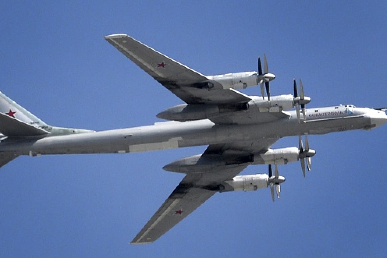 Two Russian Tupolev Tu-95 turboprop-powered strategic bombers flew over the  South Pacific earlier this month. 