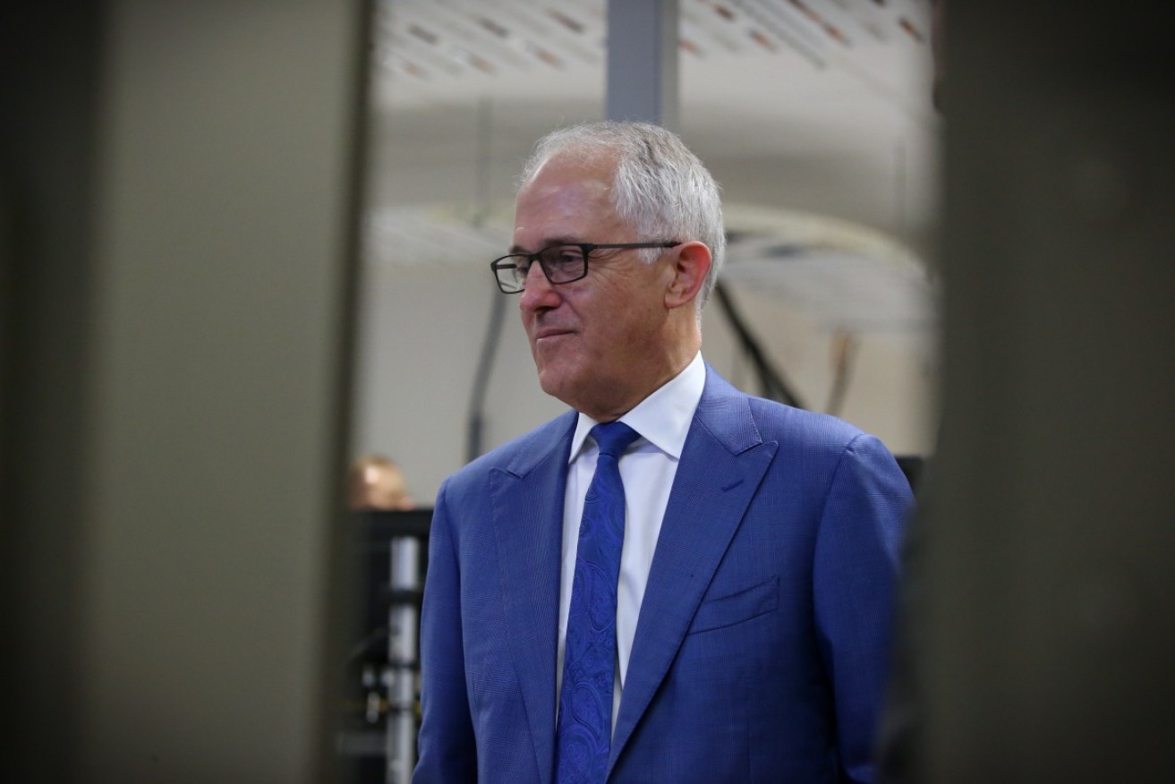 Prime Minister Malcolm Turnbull campaigning in the Bennelong byelection – a handy distraction from energy policy.