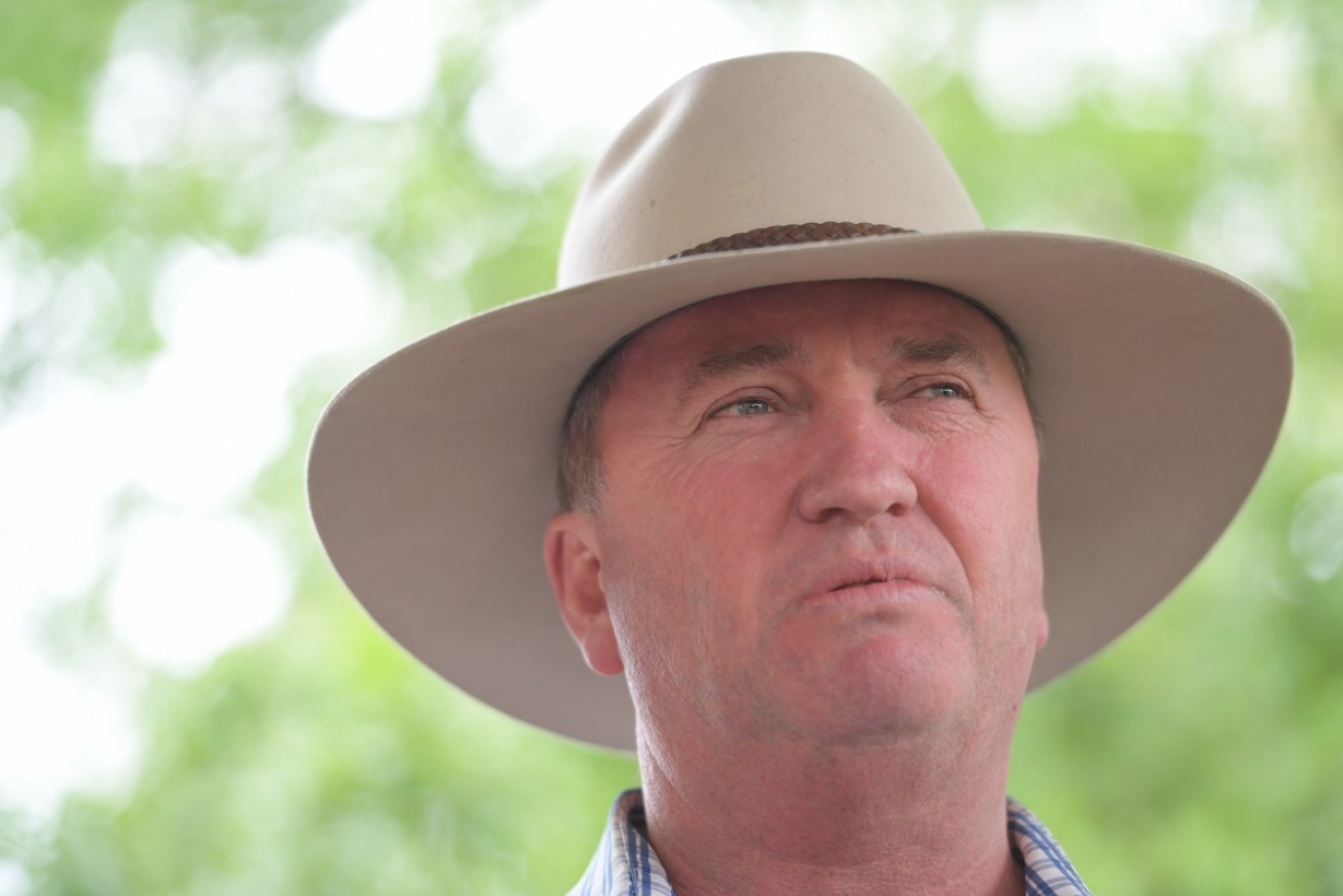 A man has been charged for allegedly sending a bullet to Barnaby Joyce's electoral office.