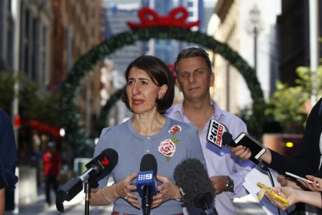 Angry business owners confront Gladys Berejiklian over George Street closure