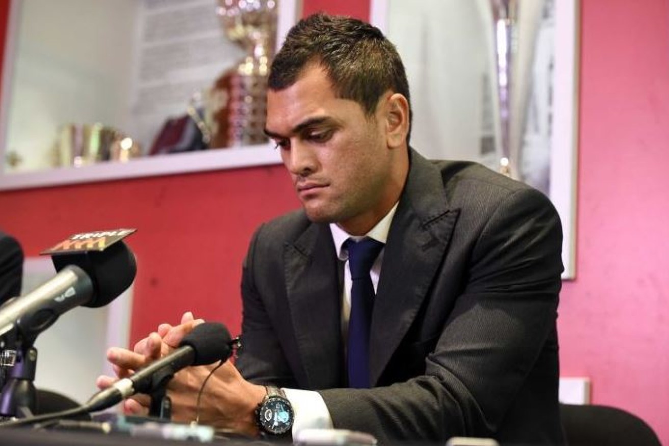 A contrite Karmichael Hunt pledges to lift his off-field game after the 2015 brush with the law for possession of cocaine.