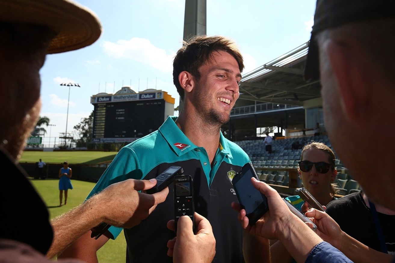 Mitchell Marsh is in the mix for the third Test.