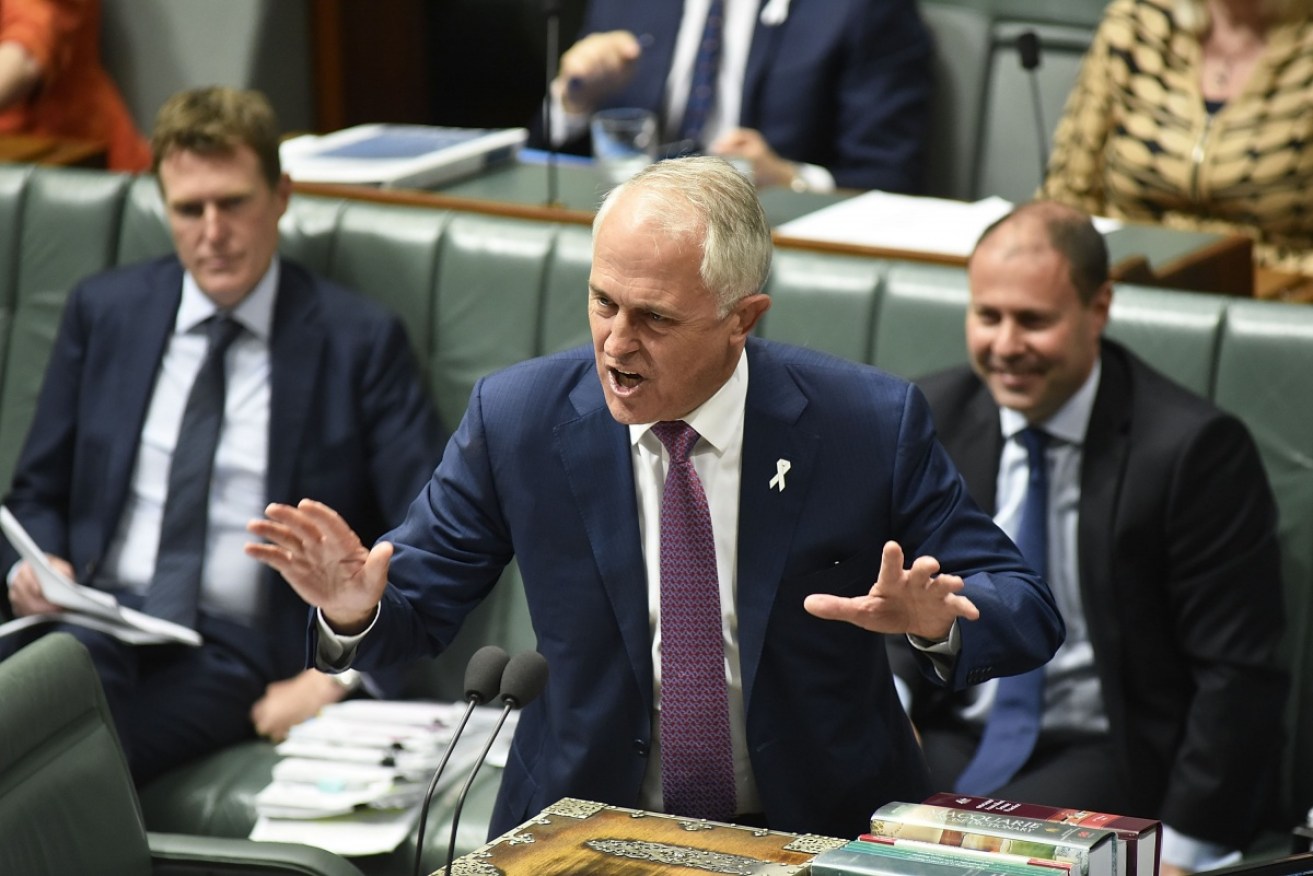 Malcolm Turnbull lets fly during parliamentary question time. Rancour is ruinng public debate, writes Ross Fitzgerald.