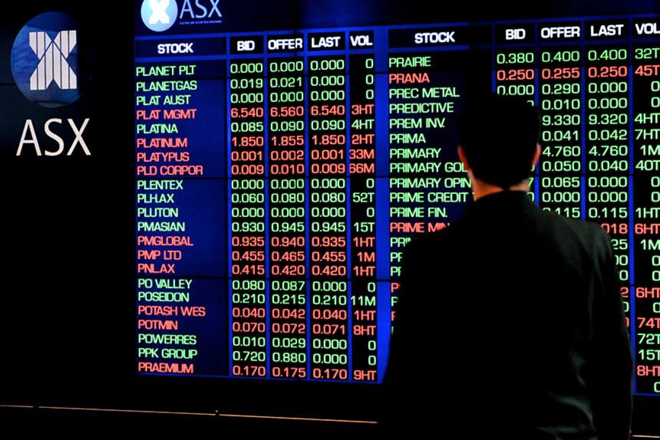 Losses by all four of the major bank shares dragged down the Australian market.