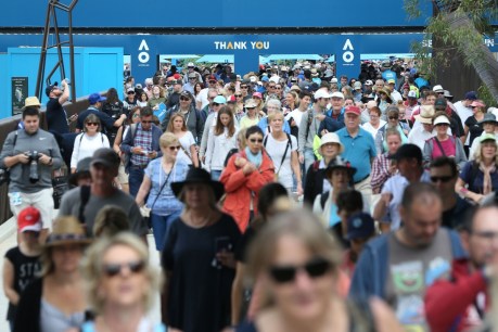 Australian Open 2018: Tennis fans and stars turn out on day one