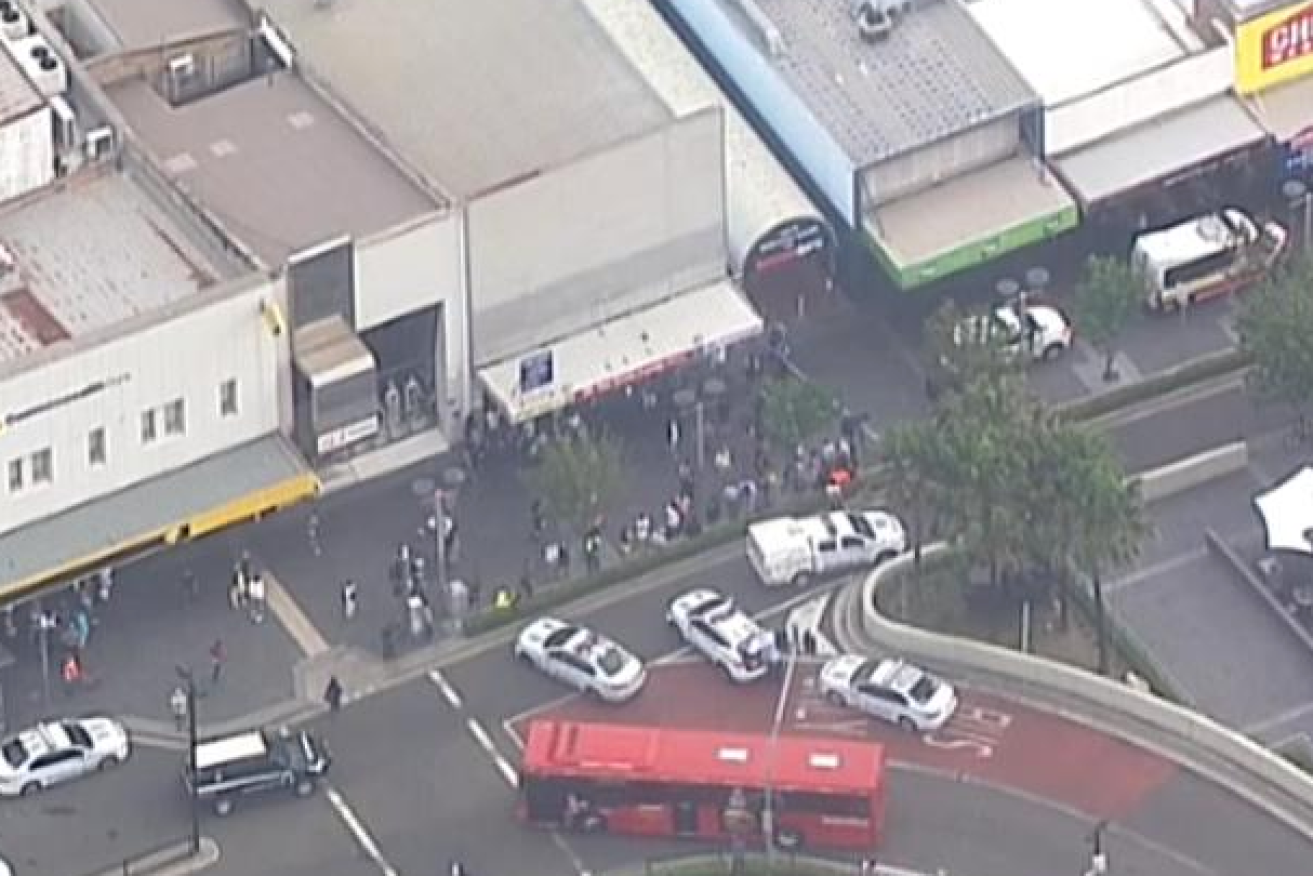 The gunman fled the scene before emergency services arrived at the Bankstown cafe.