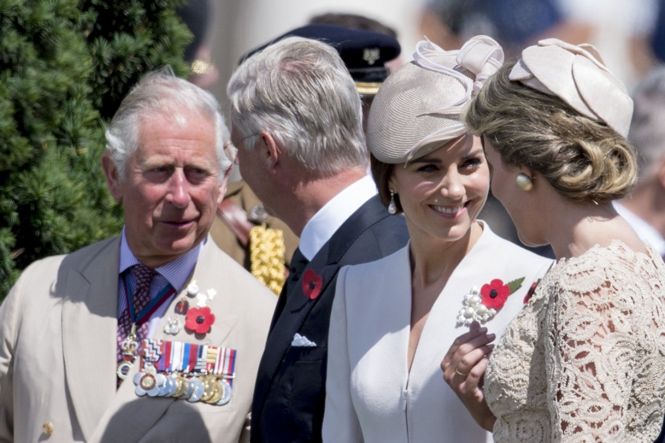 Busiest royal Prince Charles teamed up with the least busy, the Duchess of Cambridge, in France in July 2017.