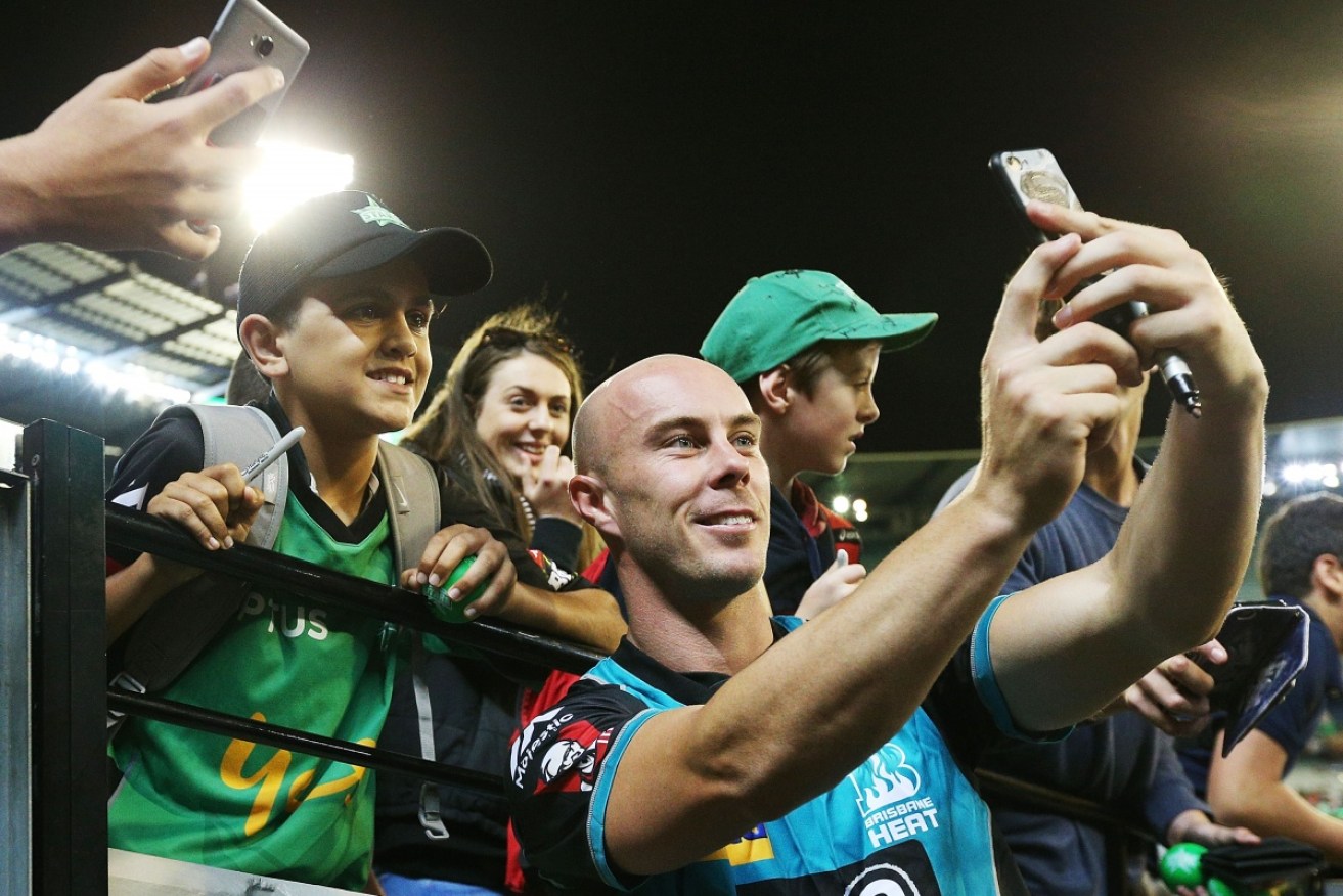 Look who's smiling: Chris Lynn's Big Bash exploits have attracted Indian interest. 
