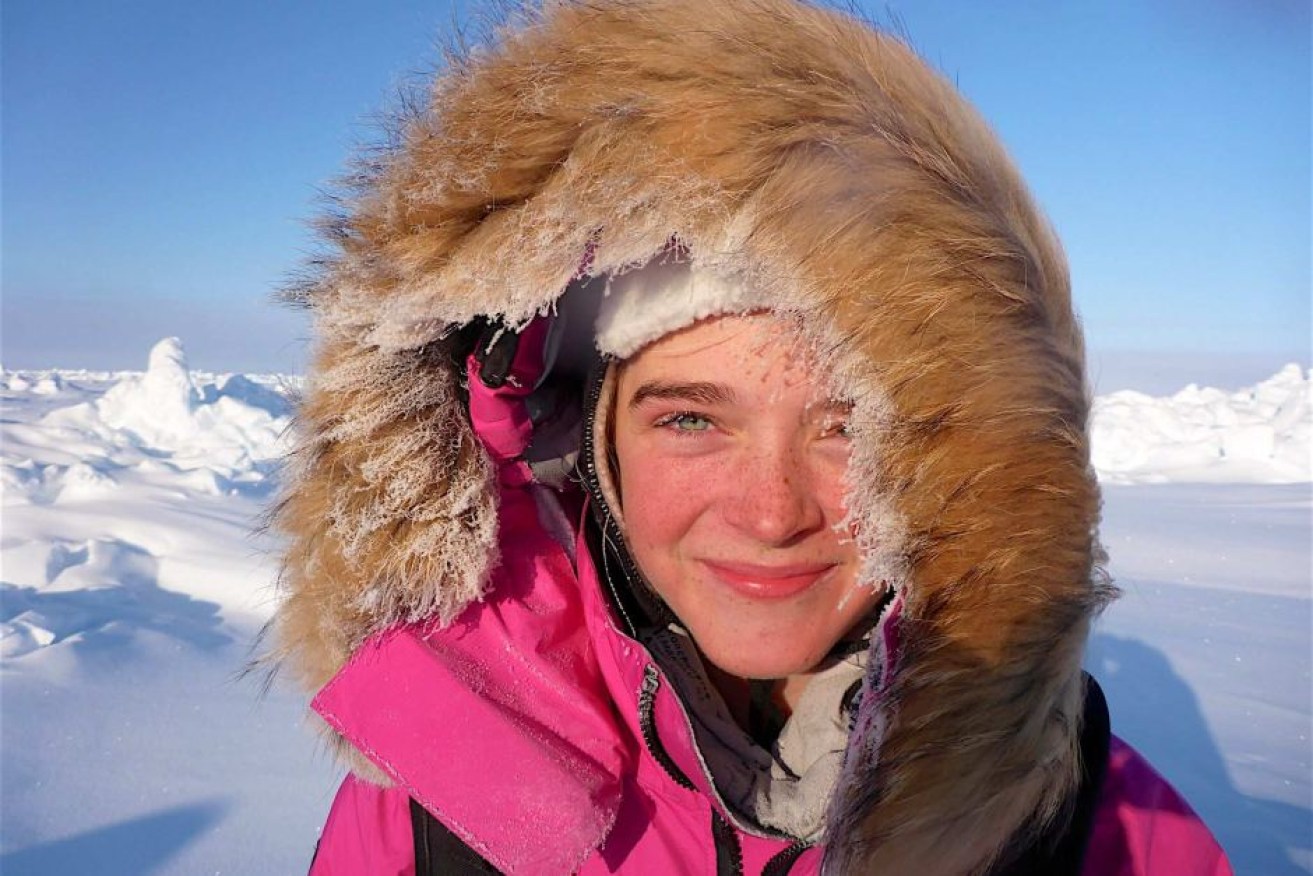 Jade Hameister trekked to the North Pole at age 14.