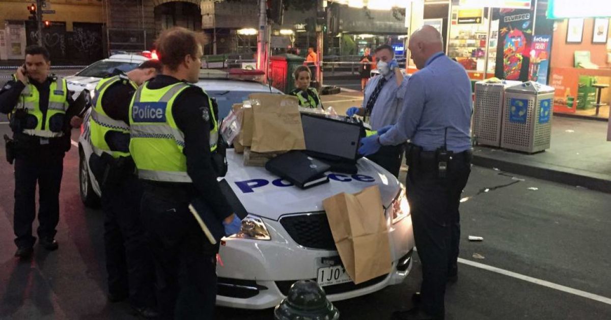 Two stabbed with 'edged weapon' in Melbourne CBD