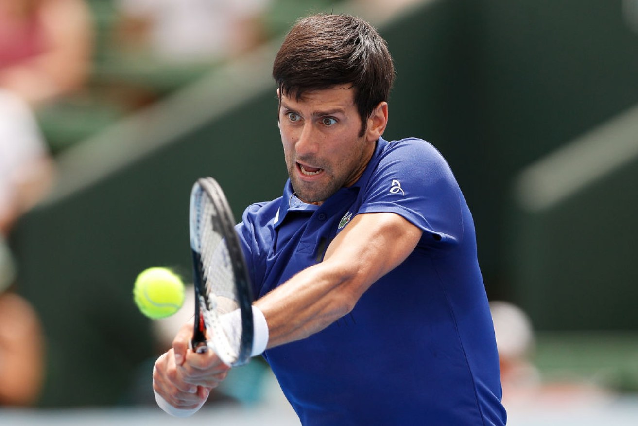Six-time Australian Open champion Novak Djokovic was happy with his return following a six-month layoff with injury.