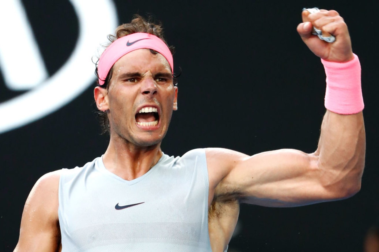 Rafael Nadal had to work hard for his four-set win over Argentina's Diego Schwartzman.