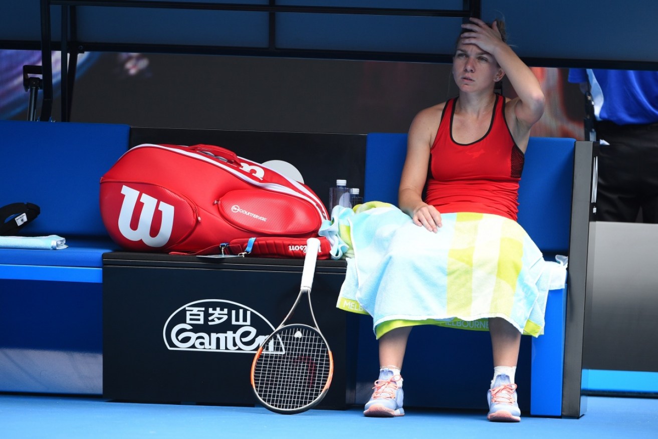 Simona Halep had trouble sleeping after her marathon matches this week.