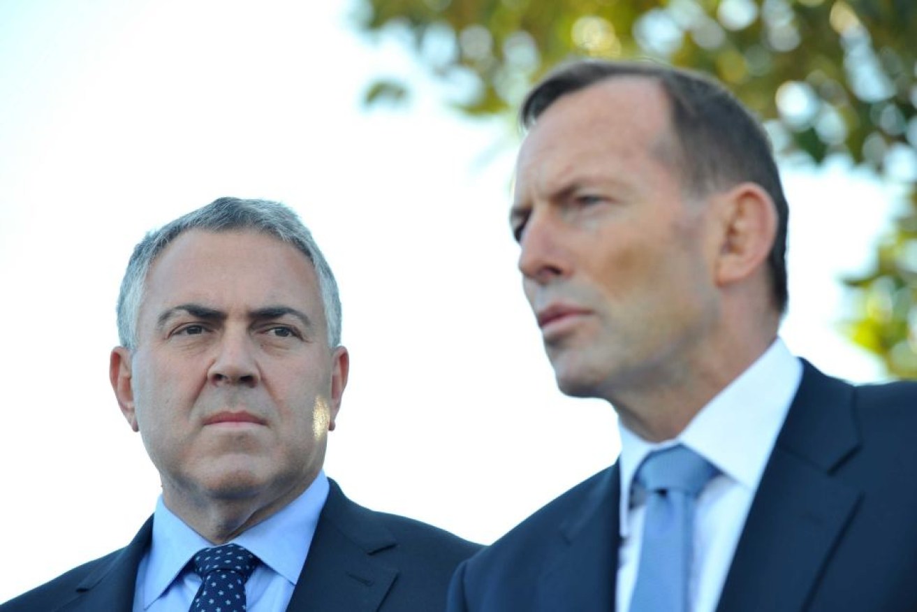 The expenditure review committee was made up of Tony Abbott, Joe Hockey and Mathias Cormann. 