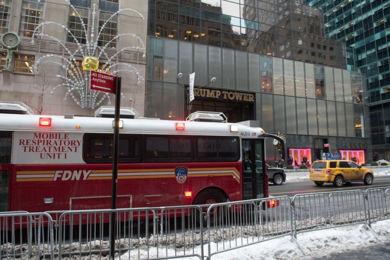 There are reports of injuries after a fire broke out at Trump Tower in Manhattan.