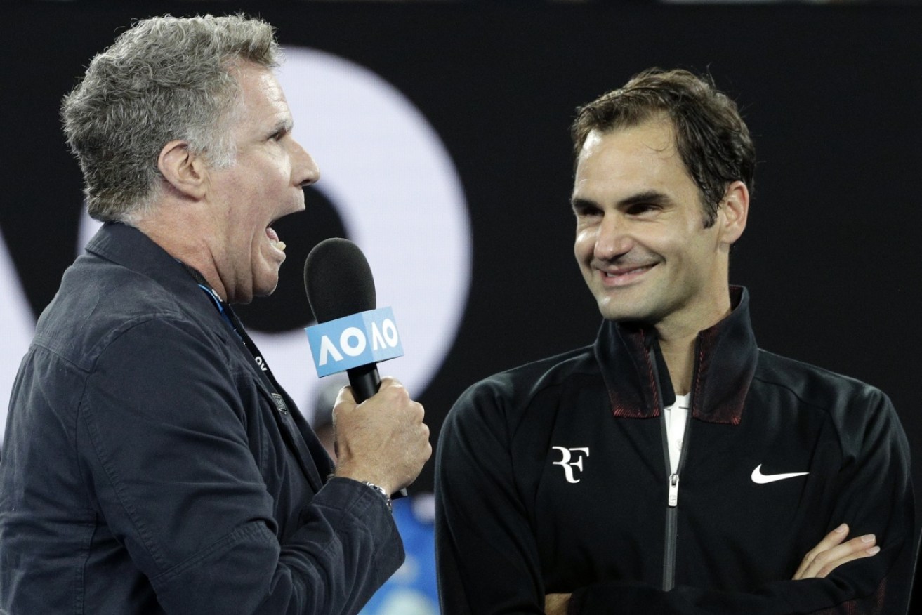 Actor Will Ferrell says his 2018 Australian Open experience may have inspired him to tackle a tennis film.