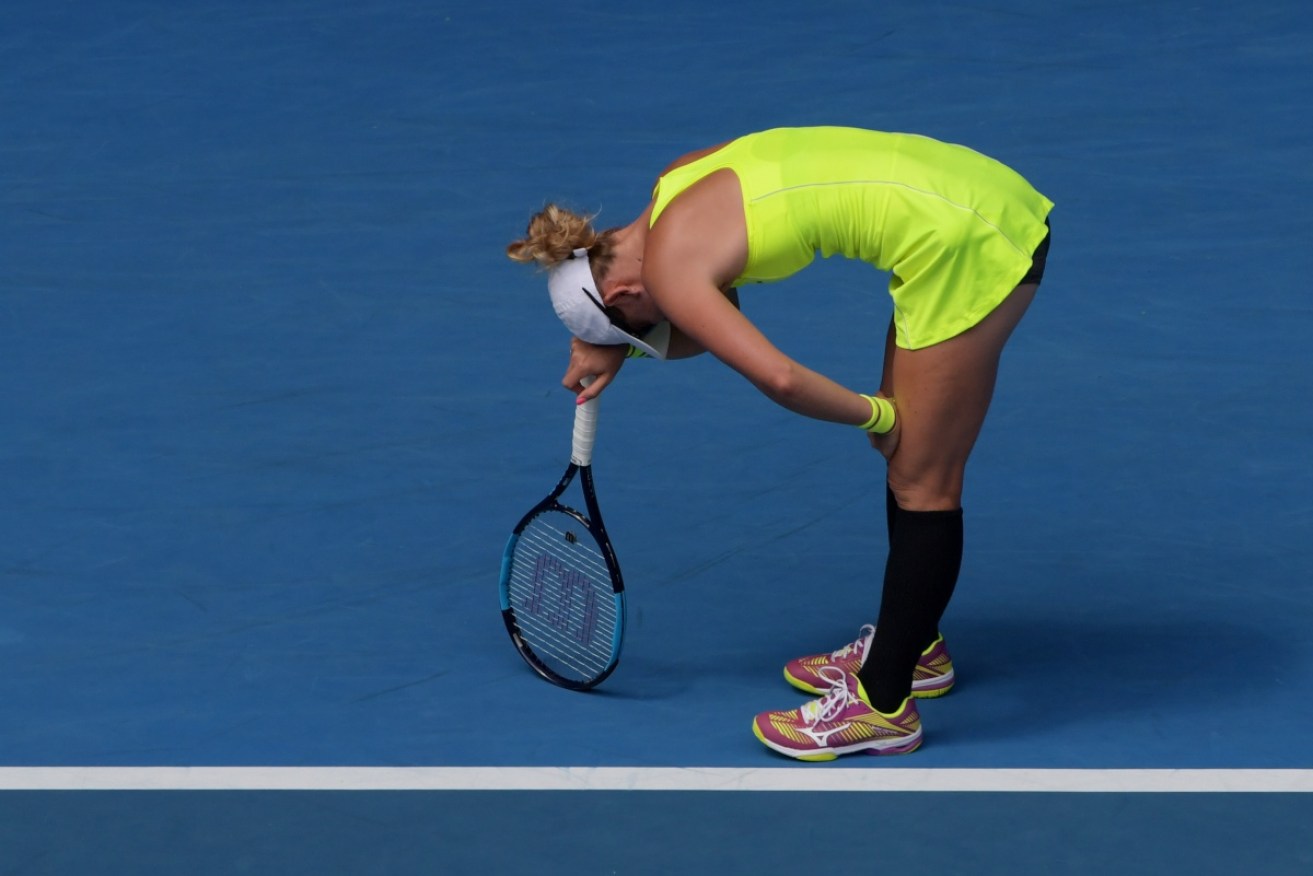 Anastasia Rodionova was gutted after her injury.