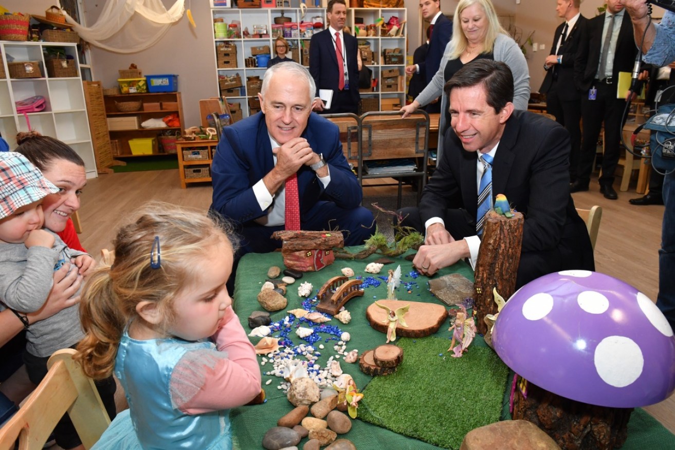 The government claims its childcare reforms will benefit one million Australian families. 