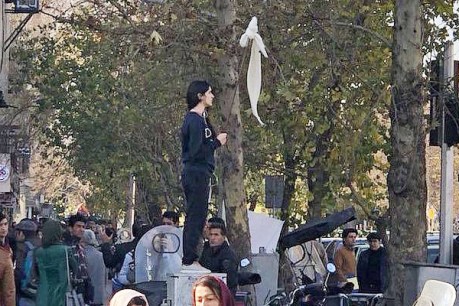 Iranian women remove their veils in defiant viral protest