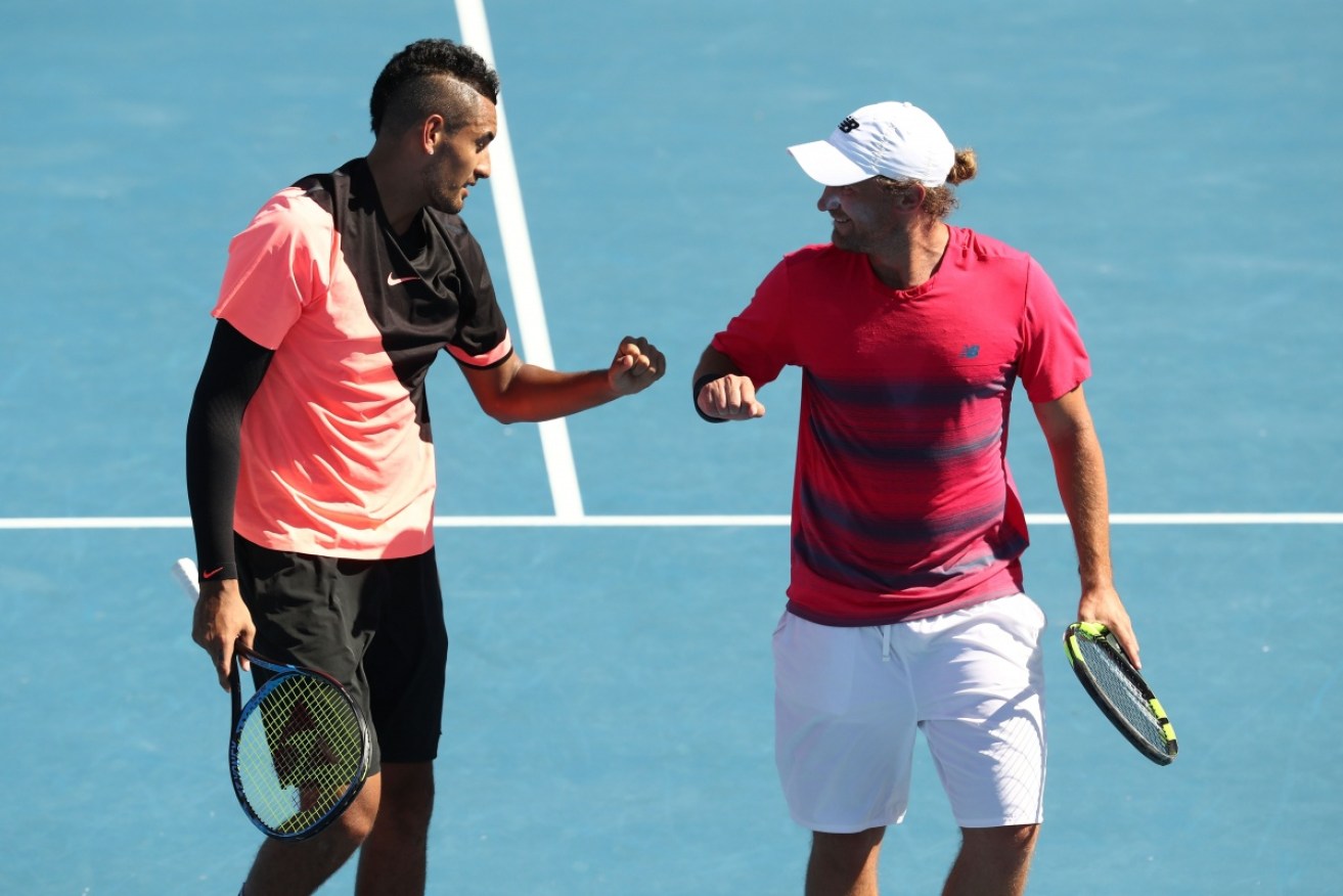 Kyrgios and Reid will play lots more doubles together in 2018.
