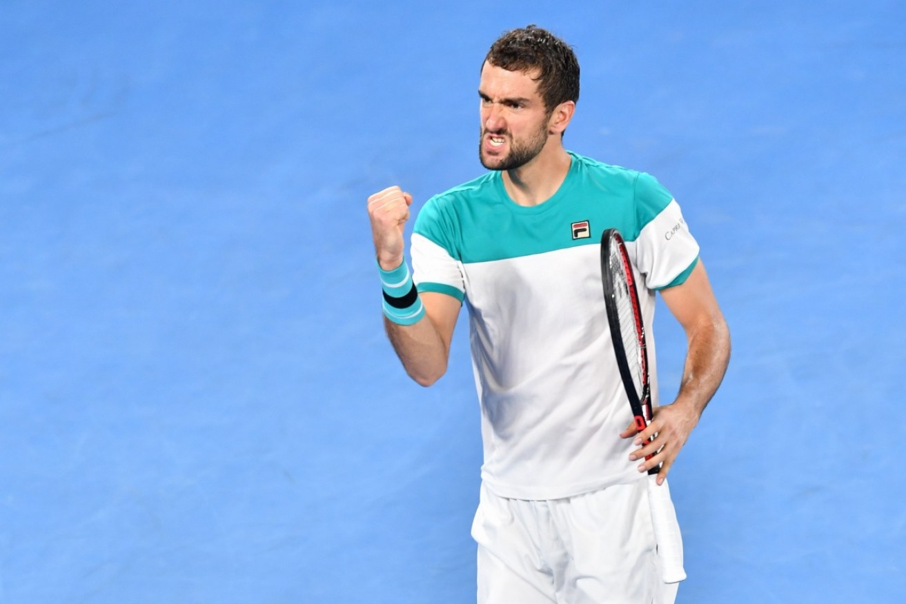 Marin Cilic has helped Croatia earn a Davis Cup semi-final against Australia.