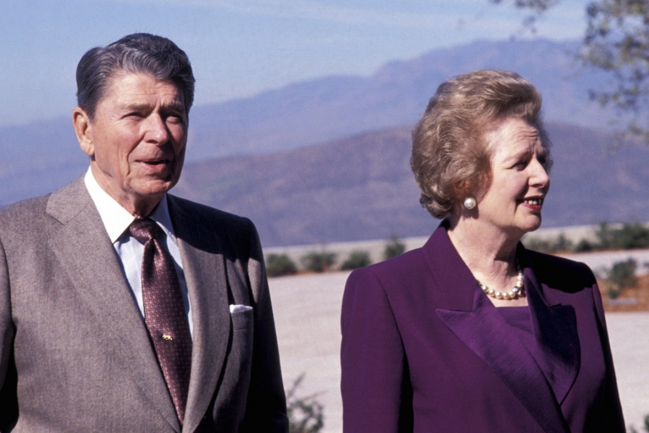 The 1980s reforms of Ronald Reagan and Margaret Thatcher came just as inflation had been 'tamed' by central banks.